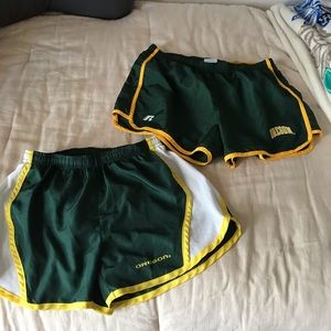 Oregon running shorts